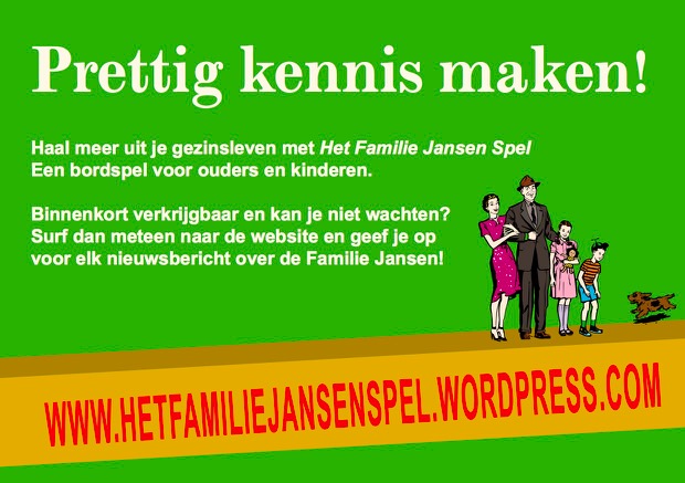 flyer familie jansen; achter